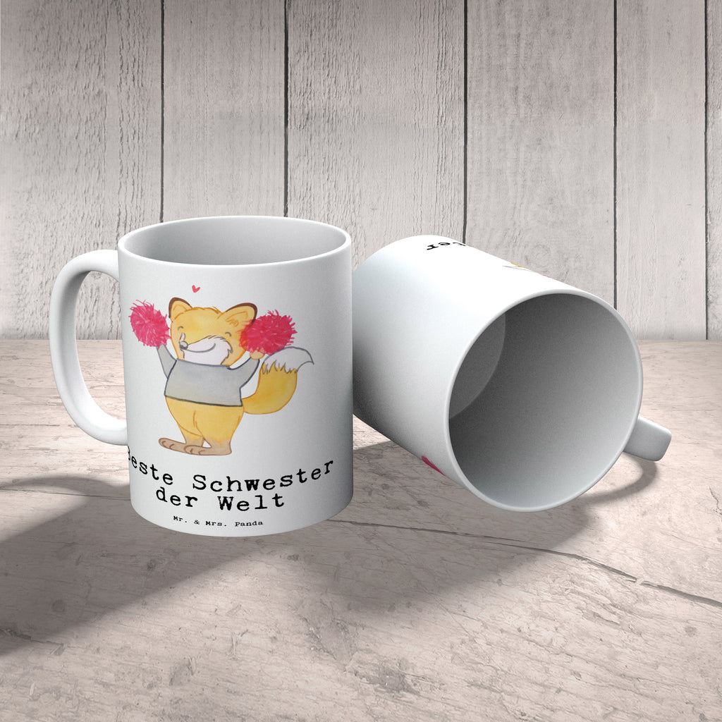 Tasse Fuchs Beste Schwester der Welt Tasse, Kaffeetasse, Teetasse, Becher, Kaffeebecher, Teebecher, Keramiktasse, Porzellantasse, Büro Tasse, Geschenk Tasse, Tasse Sprüche, Tasse Motive, Kaffeetassen, Tasse bedrucken, Designer Tasse, Cappuccino Tassen, Schöne Teetassen, für, Dankeschön, Geschenk, Schenken, Geburtstag, Geburtstagsgeschenk, Geschenkidee, Danke, Bedanken, Mitbringsel, Freude machen, Geschenktipp, Schwester, Geschwister, Schwesterherz, Sister, Familie, Kleinigkeit, Beste, Tochter