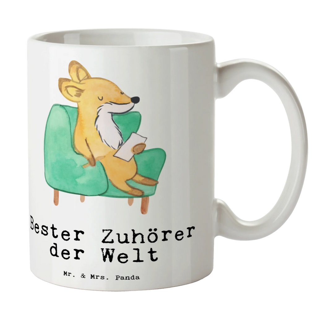 Tasse Fuchs Bester Zuhörer der Welt Tasse, Kaffeetasse, Teetasse, Becher, Kaffeebecher, Teebecher, Keramiktasse, Porzellantasse, Büro Tasse, Geschenk Tasse, Tasse Sprüche, Tasse Motive, Kaffeetassen, Tasse bedrucken, Designer Tasse, Cappuccino Tassen, Schöne Teetassen, für, Dankeschön, Geschenk, Schenken, Geburtstag, Geburtstagsgeschenk, Geschenkidee, Danke, Bedanken, Mitbringsel, Freude machen, Geschenktipp, Zuhörer, Freund, Freundin, offenes Ohr, Hilfsbereit, Hilfe