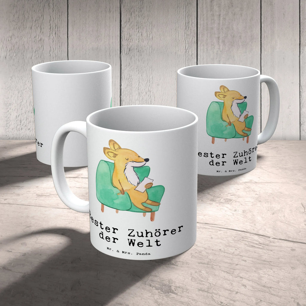 Tasse Fuchs Bester Zuhörer der Welt Tasse, Kaffeetasse, Teetasse, Becher, Kaffeebecher, Teebecher, Keramiktasse, Porzellantasse, Büro Tasse, Geschenk Tasse, Tasse Sprüche, Tasse Motive, Kaffeetassen, Tasse bedrucken, Designer Tasse, Cappuccino Tassen, Schöne Teetassen, für, Dankeschön, Geschenk, Schenken, Geburtstag, Geburtstagsgeschenk, Geschenkidee, Danke, Bedanken, Mitbringsel, Freude machen, Geschenktipp, Zuhörer, Freund, Freundin, offenes Ohr, Hilfsbereit, Hilfe