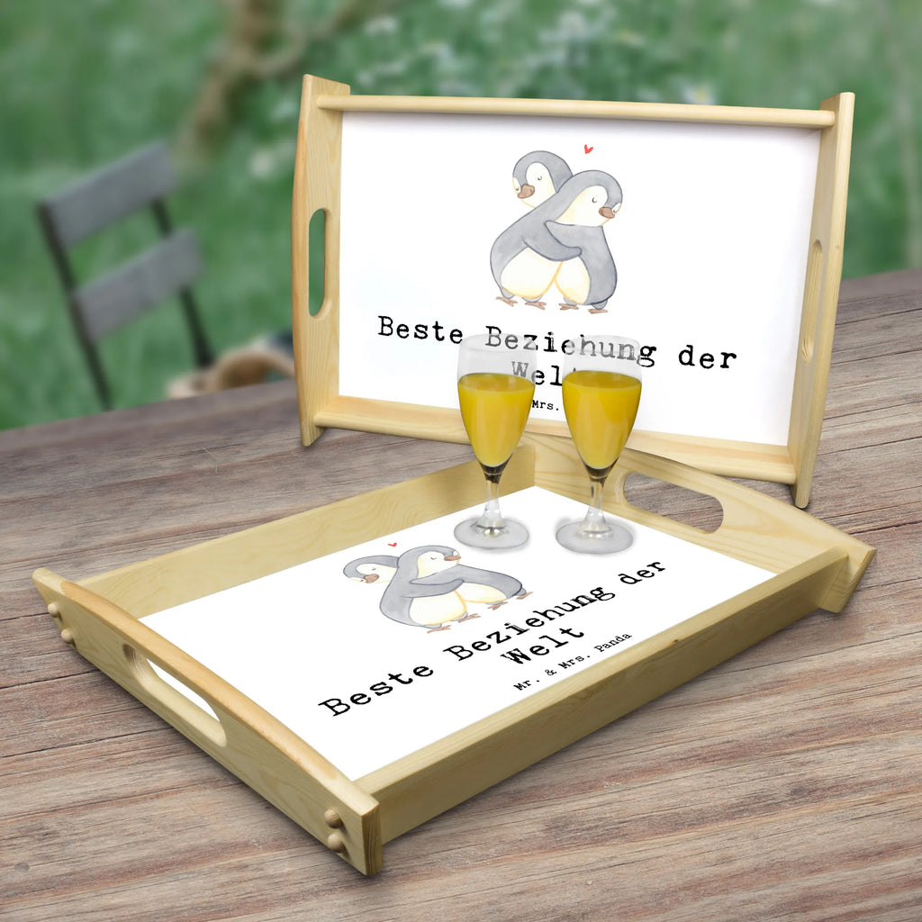 Serviertablett Pinguin Beste Beziehung der Welt Serviertablett, Tablett, Holztablett, Küchentablett, Dekotablett, Frühstückstablett, für, Dankeschön, Geschenk, Schenken, Geburtstag, Geburtstagsgeschenk, Geschenkidee, Danke, Bedanken, Mitbringsel, Freude machen, Geschenktipp, Beziehung, Zusammen sein, Miteinander gehen, Liebe, Verlieb, Liebesgeschenk