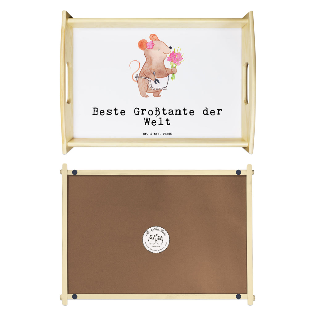 Serviertablett Maus Beste Großtante der Welt Serviertablett, Tablett, Holztablett, Küchentablett, Dekotablett, Frühstückstablett, für, Dankeschön, Geschenk, Schenken, Geburtstag, Geburtstagsgeschenk, Geschenkidee, Danke, Bedanken, Mitbringsel, Freude machen, Geschenktipp, Großtante, Grosstante, Tante, Lieblingstante, Familie, Schwester, Tanten, Kleinigkeit, Beste, Nichte, Neffe, Groß