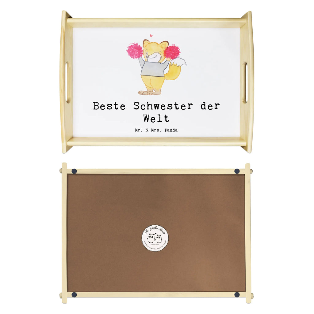 Serviertablett Fuchs Beste Schwester der Welt Serviertablett, Tablett, Holztablett, Küchentablett, Dekotablett, Frühstückstablett, für, Dankeschön, Geschenk, Schenken, Geburtstag, Geburtstagsgeschenk, Geschenkidee, Danke, Bedanken, Mitbringsel, Freude machen, Geschenktipp, Schwester, Geschwister, Schwesterherz, Sister, Familie, Kleinigkeit, Beste, Tochter