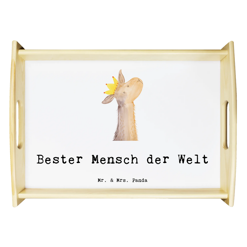 Serviertablett Lama Bester Mensch der Welt Serviertablett, Tablett, Holztablett, Küchentablett, Dekotablett, Frühstückstablett, für, Dankeschön, Geschenk, Schenken, Geburtstag, Geburtstagsgeschenk, Geschenkidee, Danke, Bedanken, Mitbringsel, Freude machen, Geschenktipp, Lieblingsmensch, Liebling, Lieblings Mensch, tollster Mensch, Vorbild, Partner, Ehemann, Ehefrau, Liebe, Valentinstag