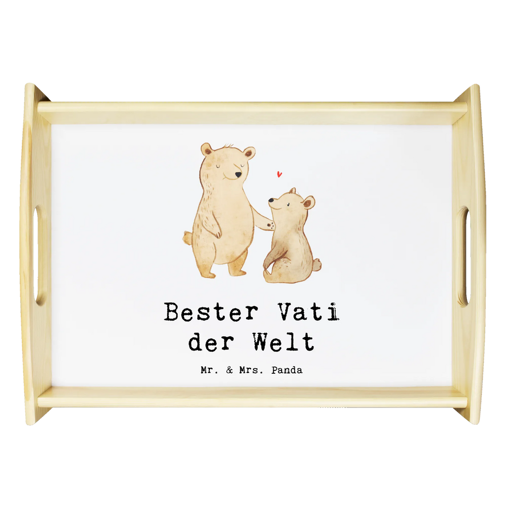 Serviertablett Bär Bester Vati der Welt Serviertablett, Tablett, Holztablett, Küchentablett, Dekotablett, Frühstückstablett, für, Dankeschön, Geschenk, Schenken, Geburtstag, Geburtstagsgeschenk, Geschenkidee, Danke, Bedanken, Mitbringsel, Freude machen, Geschenktipp, Vater, Papa, Dad, Daddy, Paps, Papi, Vati, Eltern, Geschenk Vater, Mann, Familie, Bester, Kleinigkeit