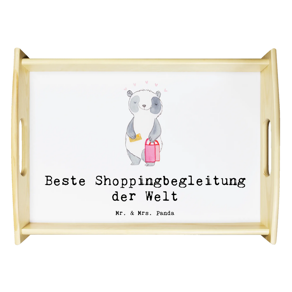 Serviertablett Panda Beste Shoppingbegleitung der Welt Serviertablett, Tablett, Holztablett, Küchentablett, Dekotablett, Frühstückstablett, für, Dankeschön, Geschenk, Schenken, Geburtstag, Geburtstagsgeschenk, Geschenkidee, Danke, Bedanken, Mitbringsel, Freude machen, Geschenktipp, Shoppingbegleitung, Shoppingpartner, Begleitung, Shoppen, Partner, Freundin, Freund, bff, Shopping, Einkaufen, Shopping-Queen, Queen, Bester