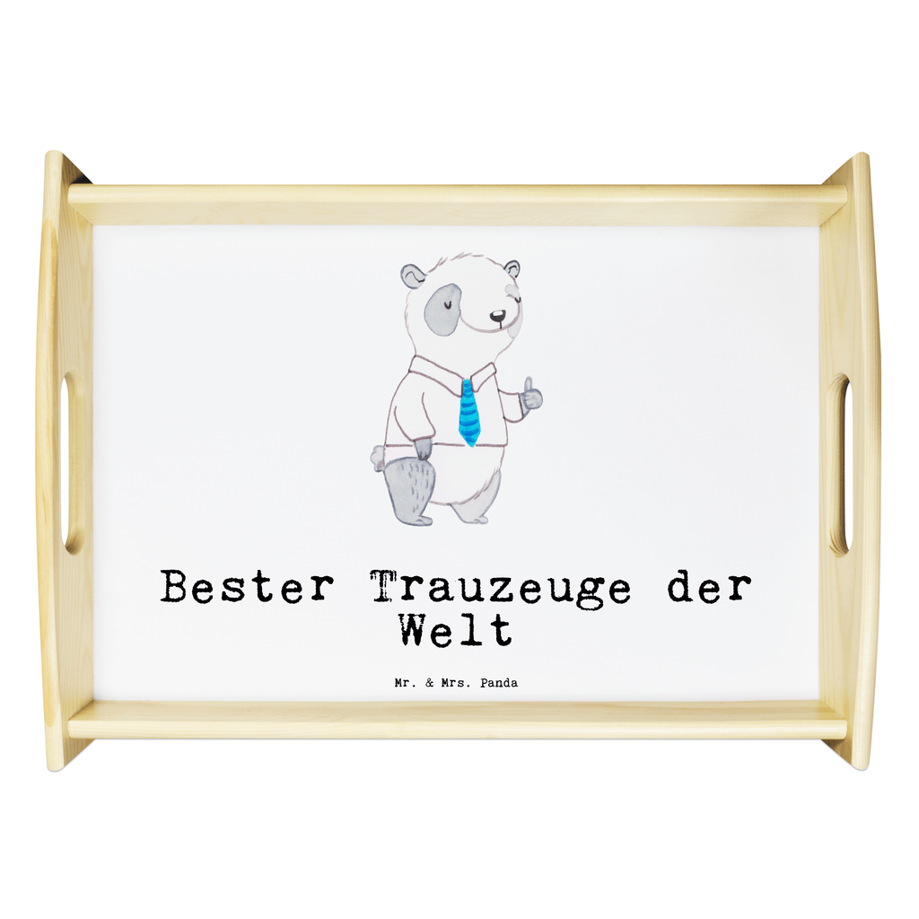 Serviertablett Panda Bester Trauzeuge der Welt Serviertablett, Tablett, Holztablett, Küchentablett, Dekotablett, Frühstückstablett, für, Dankeschön, Geschenk, Schenken, Geburtstag, Geburtstagsgeschenk, Geschenkidee, Danke, Bedanken, Mitbringsel, Freude machen, Geschenktipp, Trauzeuge, Trauhzeuge, Hochzeit, Heirat, JGA, Trauung, Kirche, Standesamt, Braut, Bräutigam