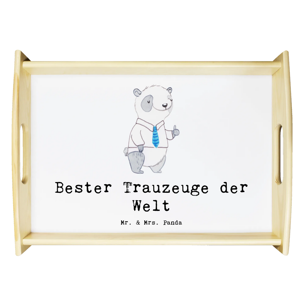 Serviertablett Panda Bester Trauzeuge der Welt Serviertablett, Tablett, Holztablett, Küchentablett, Dekotablett, Frühstückstablett, für, Dankeschön, Geschenk, Schenken, Geburtstag, Geburtstagsgeschenk, Geschenkidee, Danke, Bedanken, Mitbringsel, Freude machen, Geschenktipp, Trauzeuge, Trauhzeuge, Hochzeit, Heirat, JGA, Trauung, Kirche, Standesamt, Braut, Bräutigam