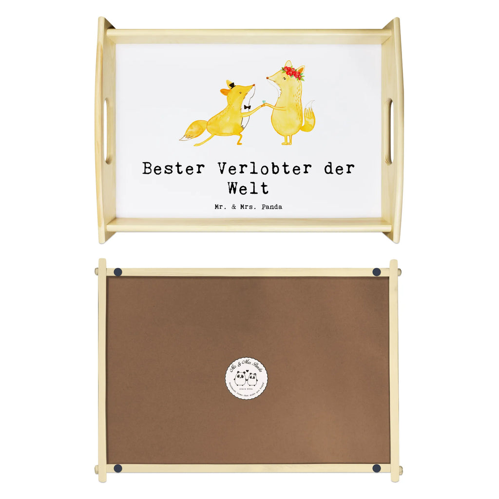 Serviertablett Fuchs Bester Verlobter der Welt Serviertablett, Tablett, Holztablett, Küchentablett, Dekotablett, Frühstückstablett, für, Dankeschön, Geschenk, Schenken, Geburtstag, Geburtstagsgeschenk, Geschenkidee, Danke, Bedanken, Mitbringsel, Freude machen, Geschenktipp, Verlobter, Verloben, Verlobung, Traummann, Mann, Freund, Ehemann, Zukünftiger, Hochzeit, Ehe