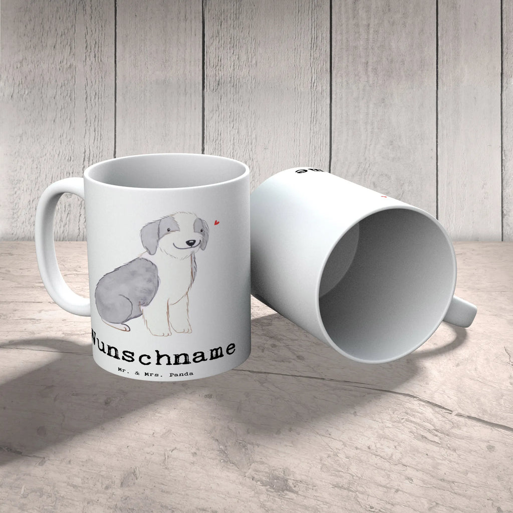 Personalisierte Tasse Bearded Collie Lebensretter Personalisierte Tasse, Namenstasse, Wunschname, Personalisiert, Tasse, Namen, Drucken, Tasse mit Namen, Hund, Hunderasse, Rassehund, Hundebesitzer, Geschenk, Tierfreund, Schenken, Welpe, Bearded Collie, britischer Hütehund