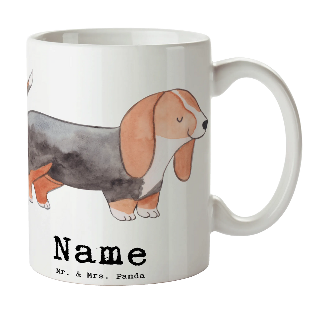 Personalisierte Tasse Basset Hound Lebensretter Personalisierte Tasse, Namenstasse, Wunschname, Personalisiert, Tasse, Namen, Drucken, Tasse mit Namen, Hund, Hunderasse, Rassehund, Hundebesitzer, Geschenk, Tierfreund, Schenken, Welpe, Basset Hound, Basset