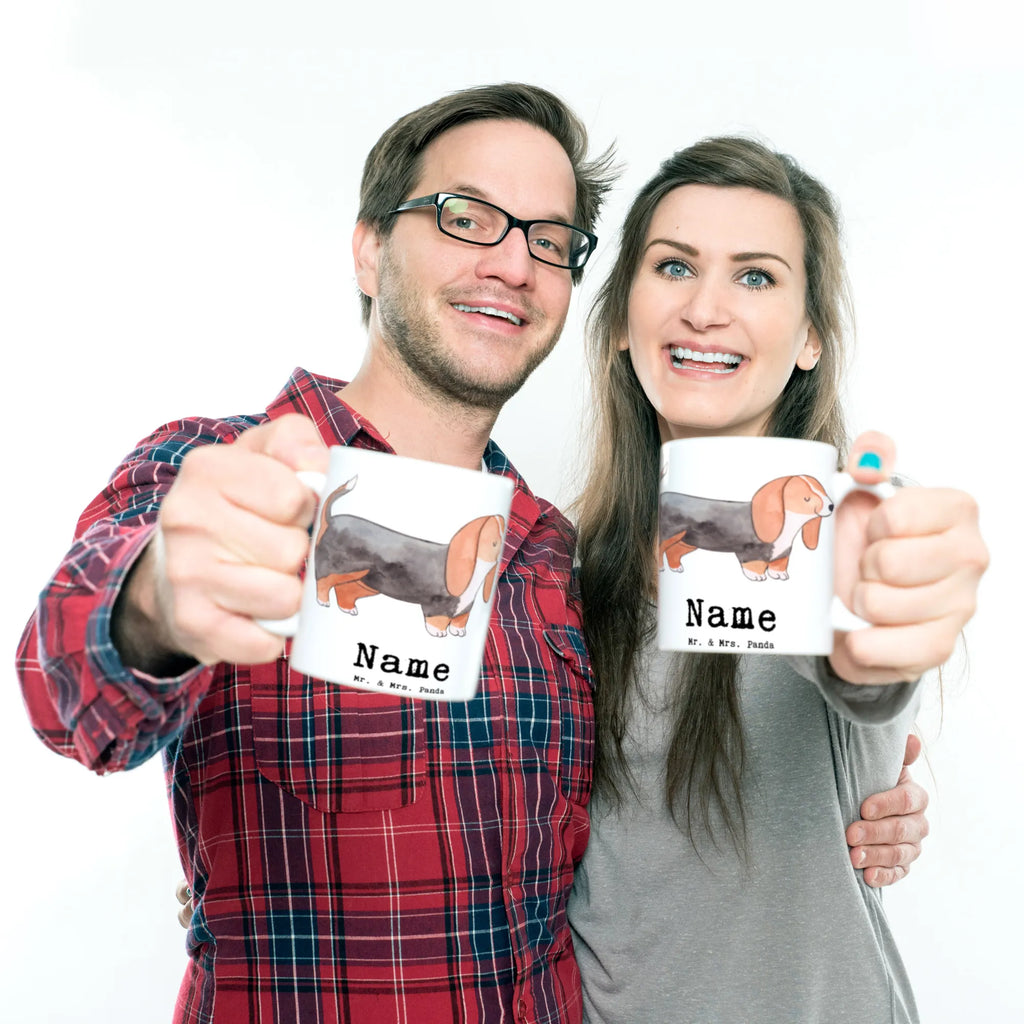 Personalisierte Tasse Basset Hound Lebensretter Personalisierte Tasse, Namenstasse, Wunschname, Personalisiert, Tasse, Namen, Drucken, Tasse mit Namen, Hund, Hunderasse, Rassehund, Hundebesitzer, Geschenk, Tierfreund, Schenken, Welpe, Basset Hound, Basset