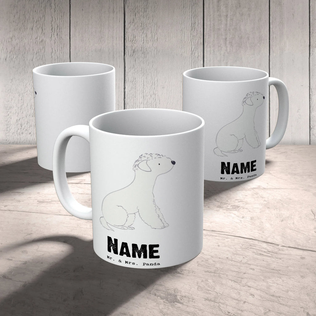 Personalisierte Tasse Bedlington Terrier Lebensretter Personalisierte Tasse, Namenstasse, Wunschname, Personalisiert, Tasse, Namen, Drucken, Tasse mit Namen, Hund, Hunderasse, Rassehund, Hundebesitzer, Geschenk, Tierfreund, Schenken, Welpe, Bedlington Terrier, Terrier