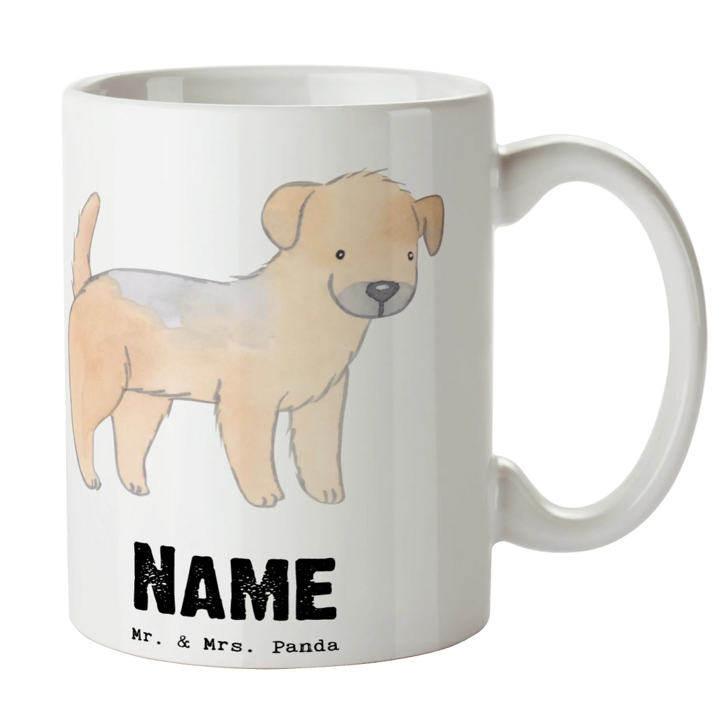 Personalisierte Tasse Border Terrier Lebensretter Personalisierte Tasse, Namenstasse, Wunschname, Personalisiert, Tasse, Namen, Drucken, Tasse mit Namen, Hund, Hunderasse, Rassehund, Hundebesitzer, Geschenk, Tierfreund, Schenken, Welpe, Border Terrier