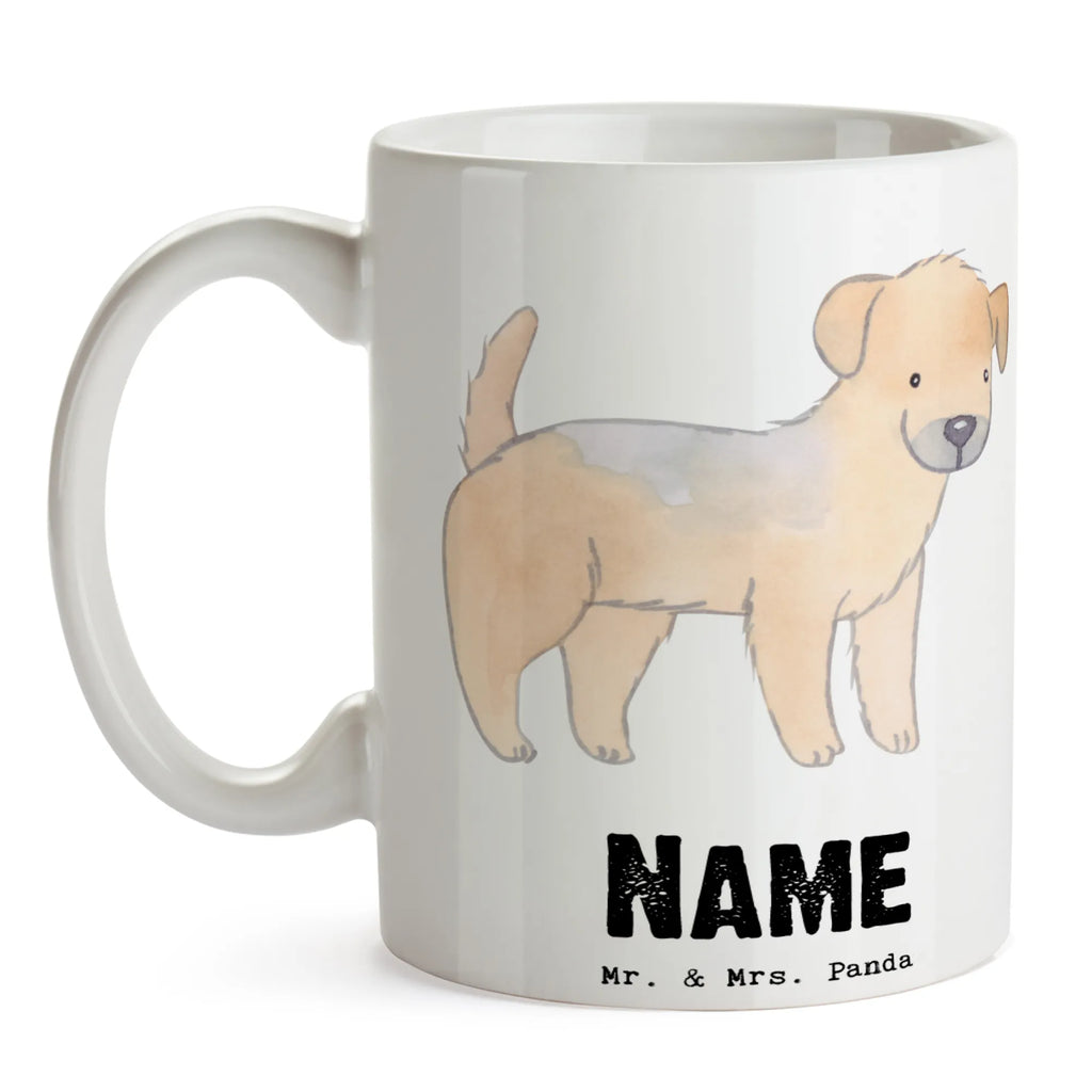 Personalisierte Tasse Border Terrier Lebensretter Personalisierte Tasse, Namenstasse, Wunschname, Personalisiert, Tasse, Namen, Drucken, Tasse mit Namen, Hund, Hunderasse, Rassehund, Hundebesitzer, Geschenk, Tierfreund, Schenken, Welpe, Border Terrier