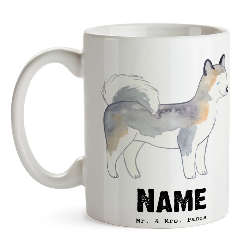 Personalisierte Tasse Siberian Husky Lebensretter Personalisierte Tasse, Namenstasse, Wunschname, Personalisiert, Tasse, Namen, Drucken, Tasse mit Namen, Hund, Hunderasse, Rassehund, Hundebesitzer, Geschenk, Tierfreund, Schenken, Welpe, Siberian Husky