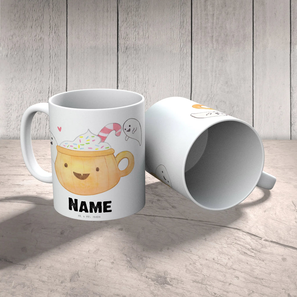 Personalisierte Tasse Kaffee Gespenst Personalisierte Tasse, Namenstasse, Wunschname, Personalisiert, Tasse, Namen, Drucken, Tasse mit Namen, Halloween, Deko, Martinssingen, Dekoration, Geschenke, Schenken, Halloween Deko, Trick or Treat, Süßes sonst gibt's saures, Pumpkin spiced Latte, Kaffee, Gespenst