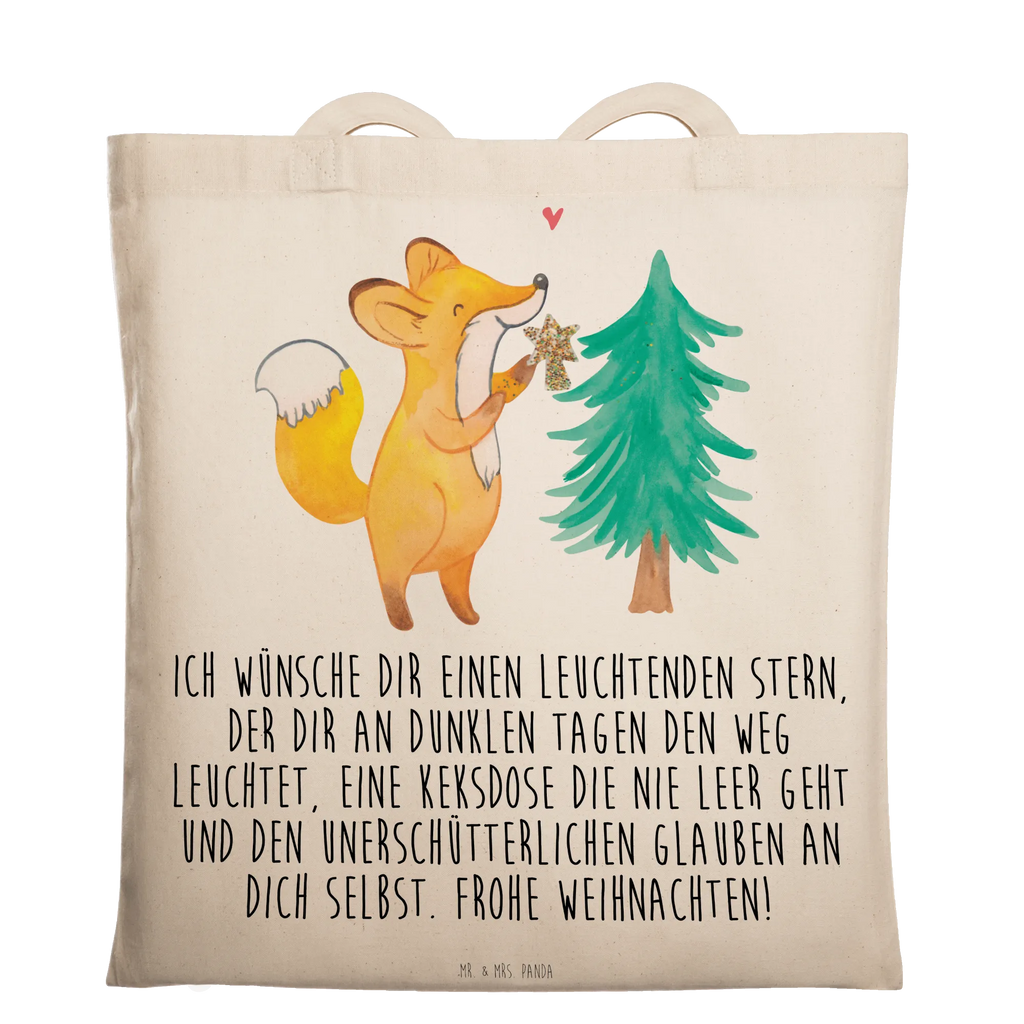 Tragetasche Fuchs  Weihnachtsbaum Beuteltasche, Beutel, Einkaufstasche, Jutebeutel, Stoffbeutel, Tasche, Shopper, Umhängetasche, Strandtasche, Schultertasche, Stofftasche, Tragetasche, Badetasche, Jutetasche, Einkaufstüte, Laptoptasche, Winter, Weihnachten, Weihnachtsdeko, Nikolaus, Advent, Heiligabend, Wintermotiv, Weihnachtsmann, Weihnachtstage, Fuchs, Schlittschuh, Weihnachtszeit, Weihnachtsdekoration