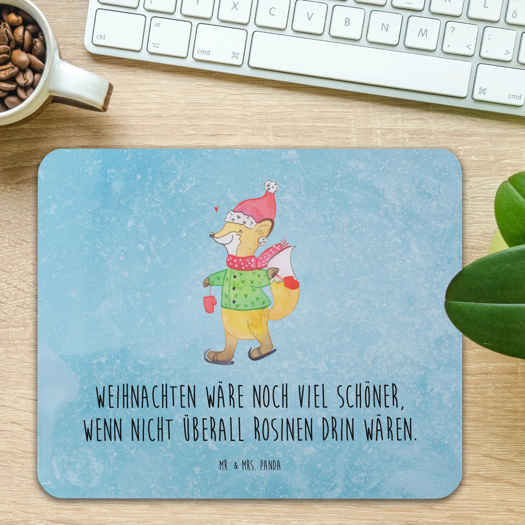 Mauspad Fuchs  Schlittschuhe Mousepad, Computer zubehör, Büroausstattung, PC Zubehör, Arbeitszimmer, Mauspad, Einzigartiges Mauspad, Designer Mauspad, Mausunterlage, Mauspad Büro, Winter, Weihnachten, Weihnachtsdeko, Nikolaus, Advent, Heiligabend, Wintermotiv, Weihnachtsmann, Weihnachtstage, Weihnachtsbaum, Tannenbaum, Weihnachtszeit