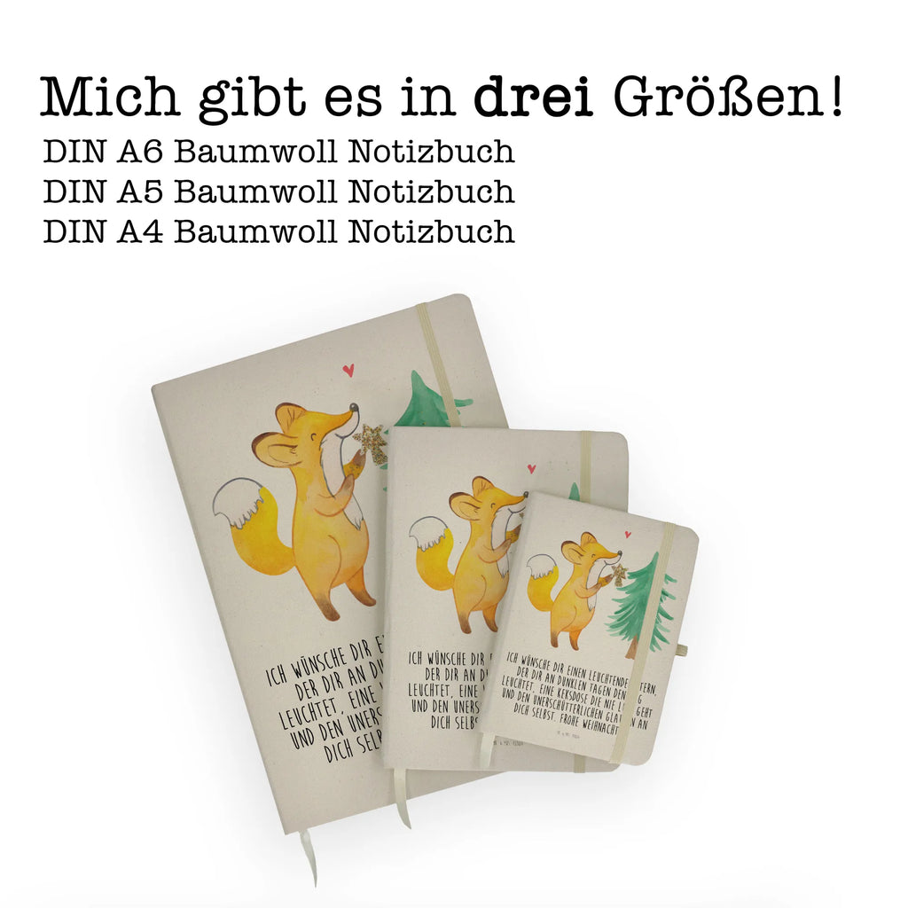 Baumwoll Notizbuch Fuchs  Weihnachtsbaum Notizen, Eintragebuch, Tagebuch, Notizblock, Adressbuch, Journal, Kladde, Skizzenbuch, Notizheft, Schreibbuch, Schreibheft, Winter, Weihnachten, Weihnachtsdeko, Nikolaus, Advent, Heiligabend, Wintermotiv, Weihnachtsmann, Weihnachtstage, Fuchs, Schlittschuh, Weihnachtszeit, Weihnachtsdekoration