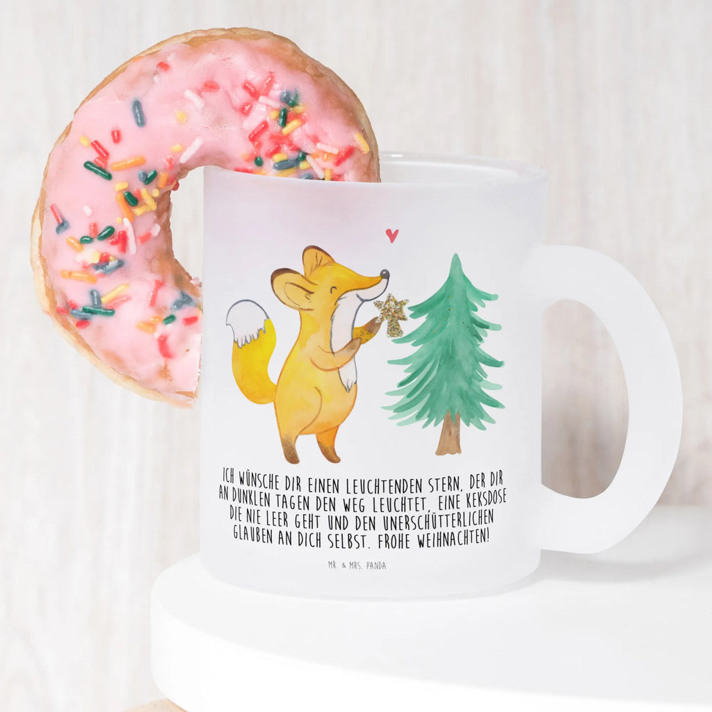 Teetasse Fuchs  Weihnachtsbaum Teetasse, Teeglas, Teebecher, Tasse mit Henkel, Tasse, Glas Teetasse, Teetasse aus Glas, Winter, Weihnachten, Weihnachtsdeko, Nikolaus, Advent, Heiligabend, Wintermotiv, Weihnachtsmann, Weihnachtstage, Fuchs, Schlittschuh, Weihnachtszeit, Weihnachtsdekoration