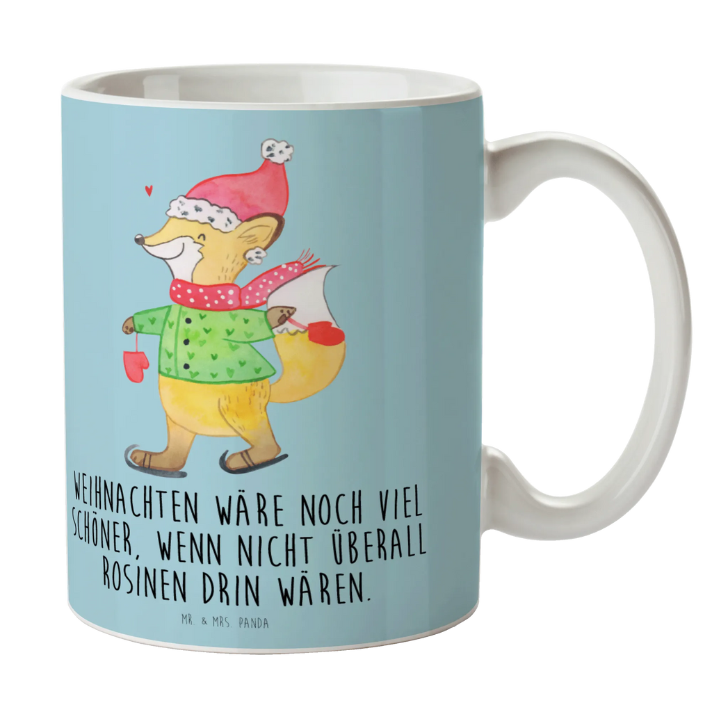 Tasse Fuchs  Schlittschuhe Tasse, Kaffeetasse, Teetasse, Becher, Kaffeebecher, Teebecher, Keramiktasse, Porzellantasse, Büro Tasse, Geschenk Tasse, Tasse Sprüche, Tasse Motive, Kaffeetassen, Tasse bedrucken, Designer Tasse, Cappuccino Tassen, Schöne Teetassen, Winter, Weihnachten, Weihnachtsdeko, Nikolaus, Advent, Heiligabend, Wintermotiv, Weihnachtsmann, Weihnachtstage, Weihnachtsbaum, Tannenbaum, Weihnachtszeit