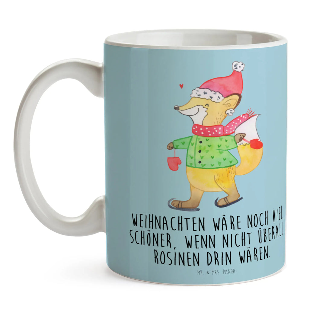 Tasse Fuchs  Schlittschuhe Tasse, Kaffeetasse, Teetasse, Becher, Kaffeebecher, Teebecher, Keramiktasse, Porzellantasse, Büro Tasse, Geschenk Tasse, Tasse Sprüche, Tasse Motive, Kaffeetassen, Tasse bedrucken, Designer Tasse, Cappuccino Tassen, Schöne Teetassen, Winter, Weihnachten, Weihnachtsdeko, Nikolaus, Advent, Heiligabend, Wintermotiv, Weihnachtsmann, Weihnachtstage, Weihnachtsbaum, Tannenbaum, Weihnachtszeit