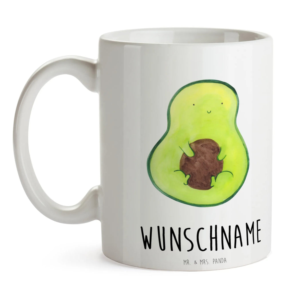 Personalisierte Tasse Avocado Kern Personalisierte Tasse, Namenstasse, Wunschname, Personalisiert, Tasse, Namen, Drucken, Tasse mit Namen, Avocado, Veggie, Vegan, Gesund, Avokado, Avocadokern, Kern, Pflanze, Spruch Leben