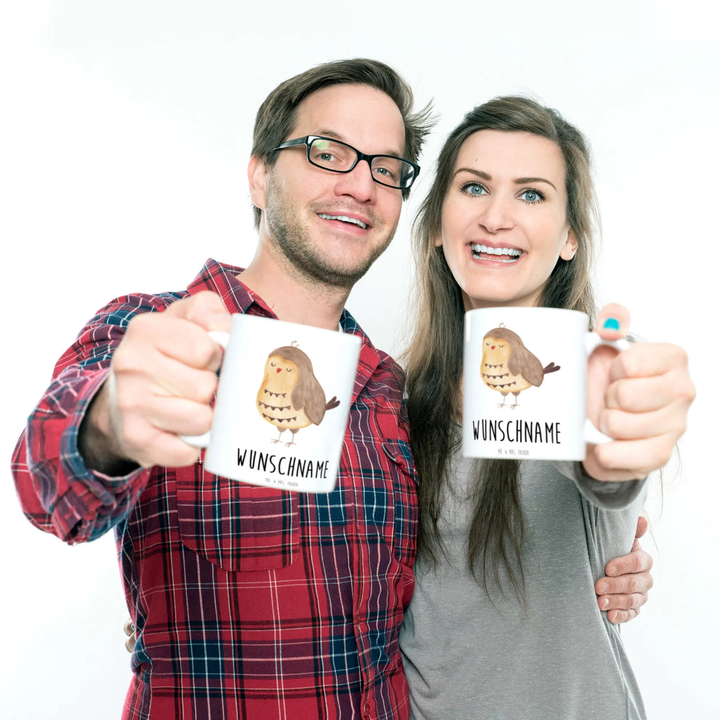 Personalisierte Tasse Eule Zufrieden Personalisierte Tasse, Namenstasse, Wunschname, Personalisiert, Tasse, Namen, Drucken, Tasse mit Namen, Eule, Eule Spruch, Eule deko, Owl, Liebe Spruch, Romantisch, Wortspiel lustig, Spruch schön, Geschenk Hochzeitstag