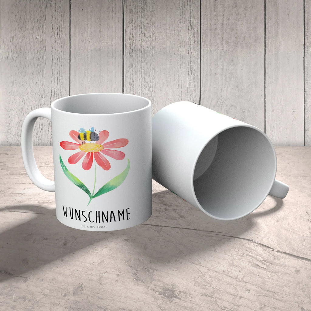 Personalisierte Tasse Hummel Blume Personalisierte Tasse, Namenstasse, Wunschname, Personalisiert, Tasse, Namen, Drucken, Tasse mit Namen, Tiermotive, Gute Laune, lustige Sprüche, Tiere, Hummel, Blume, Wespe, Flauschig, Natur, Feld, Hummeln, Biene