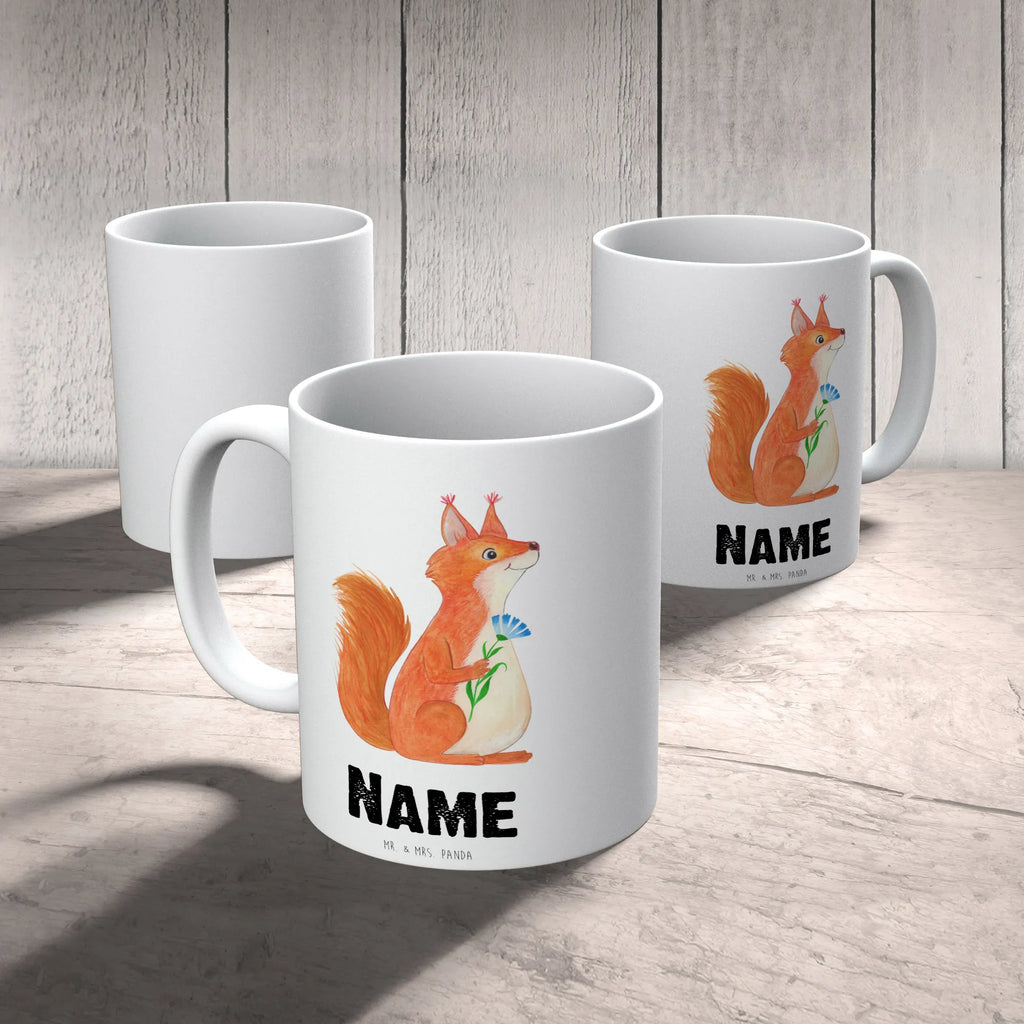 Personalisierte Tasse Eichhörnchen Blume Personalisierte Tasse, Namenstasse, Wunschname, Personalisiert, Tasse, Namen, Drucken, Tasse mit Namen, Tiermotive, Gute Laune, lustige Sprüche, Tiere, Eichhörnchen, Eichhorn, Spruch positiv, Lachen, Spaß, Motivation Sprüche, Motivation Bilder, glücklich Spruch, Spruch Deko