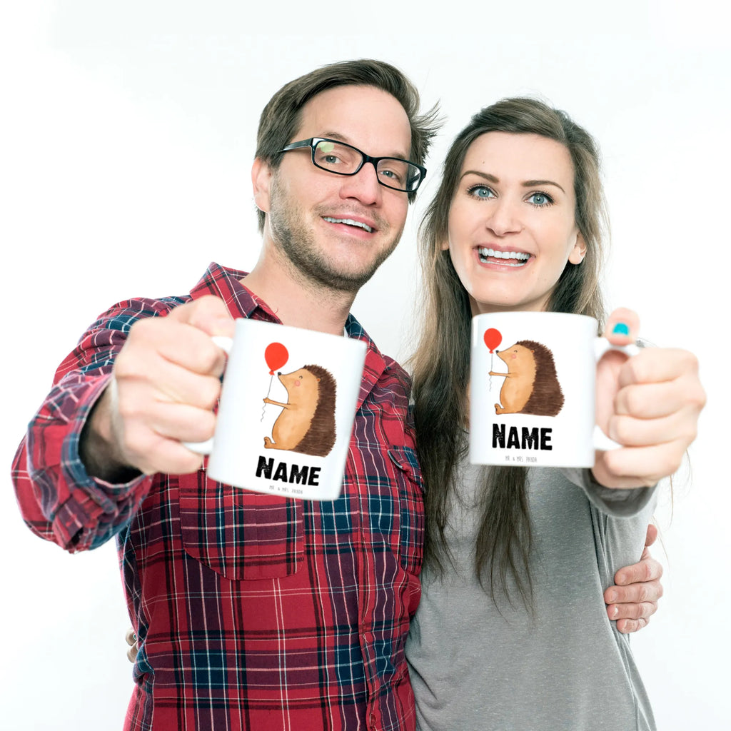 Personalisierte Tasse Igel mit Luftballon Personalisierte Tasse, Namenstasse, Wunschname, Personalisiert, Tasse, Namen, Drucken, Tasse mit Namen, Tiermotive, Gute Laune, lustige Sprüche, Tiere, Igel, Geburtstag, Herzlichen Glückwunsch, Glückwunsch, Geburtstagskind, Ballon, Happy Birthday