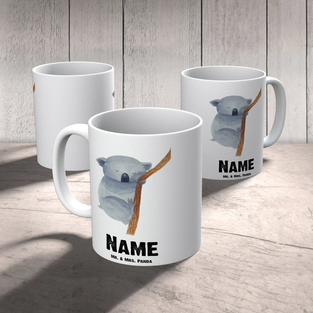 Personalisierte Tasse Koalabär Personalisierte Tasse, Namenstasse, Wunschname, Personalisiert, Tasse, Namen, Drucken, Tasse mit Namen, Tiermotive, Gute Laune, lustige Sprüche, Tiere, Koala, träumen, Traum, schlafen, Schlafzimmer, Traumland, Bär, Koalabär