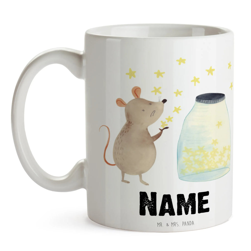 Personalisierte Tasse Maus Sterne Personalisierte Tasse, Namenstasse, Wunschname, Personalisiert, Tasse, Namen, Drucken, Tasse mit Namen, Tiermotive, Gute Laune, lustige Sprüche, Tiere, Maus, Sterne, Wunsch, Kind, Taufe, Taufgeschenk, Geburt, Schwangerschaft, erstes Kind, Kindergeburtstag, Geburtstag, Hoffnung, Träume