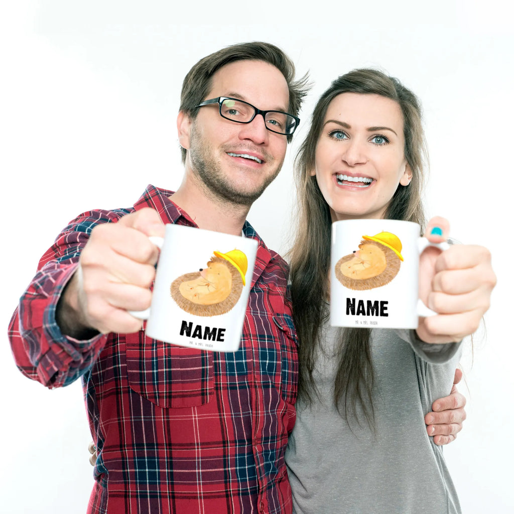 Personalisierte Tasse Igel betet Personalisierte Tasse, Namenstasse, Wunschname, Personalisiert, Tasse, Namen, Drucken, Tasse mit Namen, Tiermotive, Gute Laune, lustige Sprüche, Tiere, Igel, Igel mit Hut, Sonnenhut, Gott, Amen, beten, Leben, Dankbarkeit, Dankbar sein, dankbar, genießen