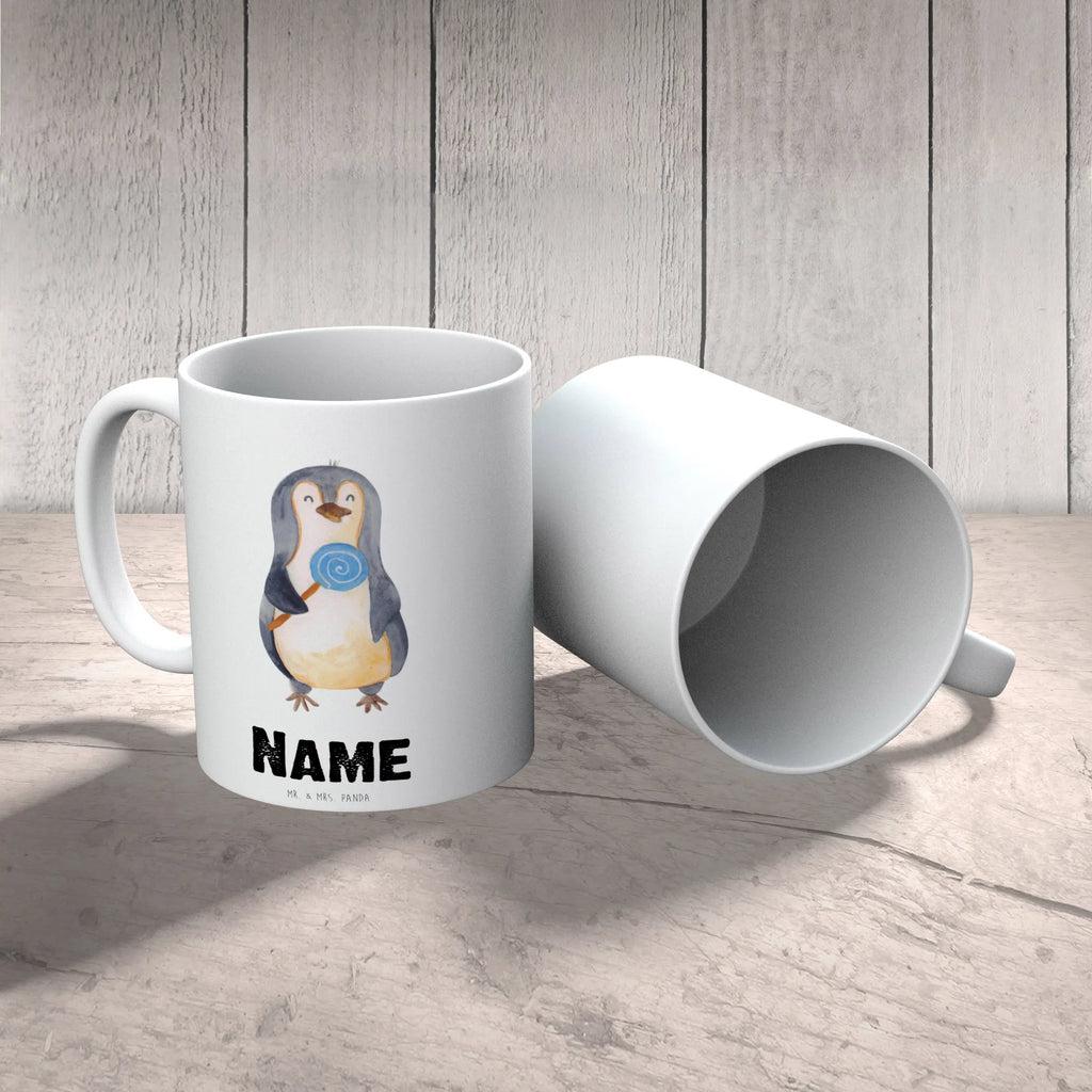 Personalisierte Tasse Pinguin Lolli Personalisierte Tasse, Namenstasse, Wunschname, Personalisiert, Tasse, Namen, Drucken, Tasse mit Namen, Pinguin, Pinguine, Lolli, Süßigkeiten, Blödsinn, Spruch, Rebell, Gauner, Ganove, Rabauke