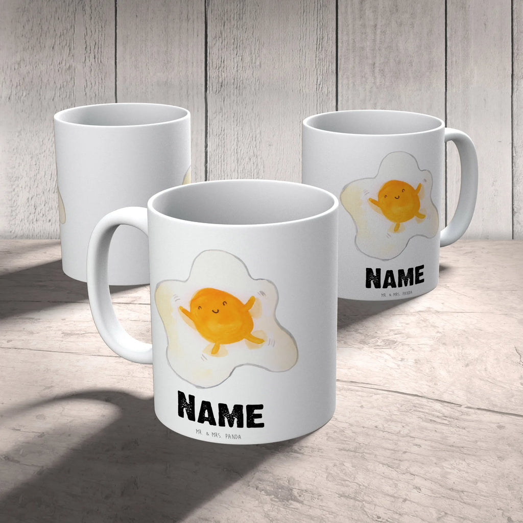 Personalisierte Tasse Spiegelei Personalisierte Tasse, Namenstasse, Wunschname, Personalisiert, Tasse, Namen, Drucken, Tasse mit Namen, Tiermotive, Gute Laune, lustige Sprüche, Tiere, Ei, Spiegelei, Schön, Tag, Glücklich, Liebe