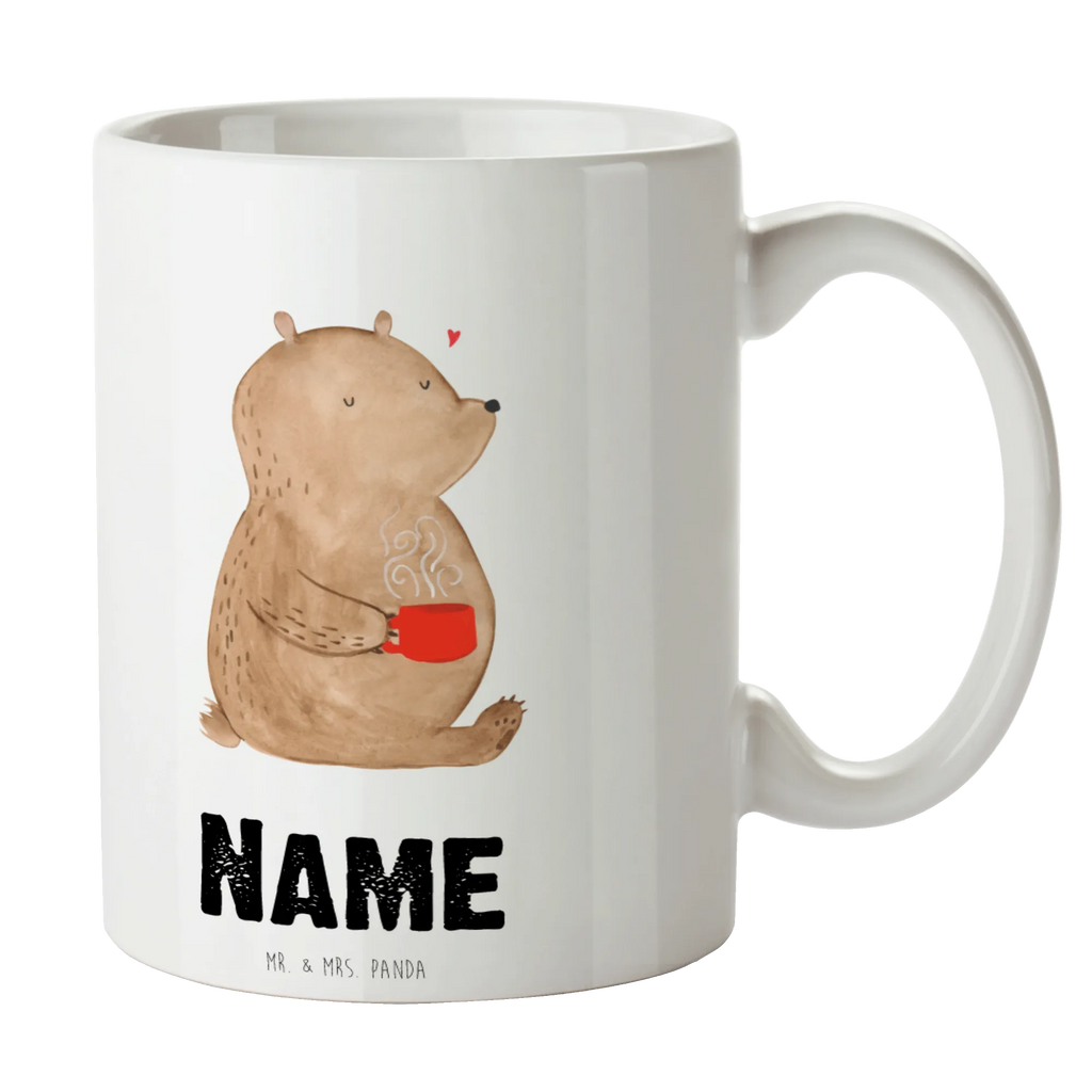 Personalisierte Tasse Bär Kaffee Personalisierte Tasse, Namenstasse, Wunschname, Personalisiert, Tasse, Namen, Drucken, Tasse mit Namen, Bär, Teddy, Teddybär, Kaffee, Coffee, Bären, guten Morgen, Morgenroutine, Welt erobern, Welt retten, Motivation