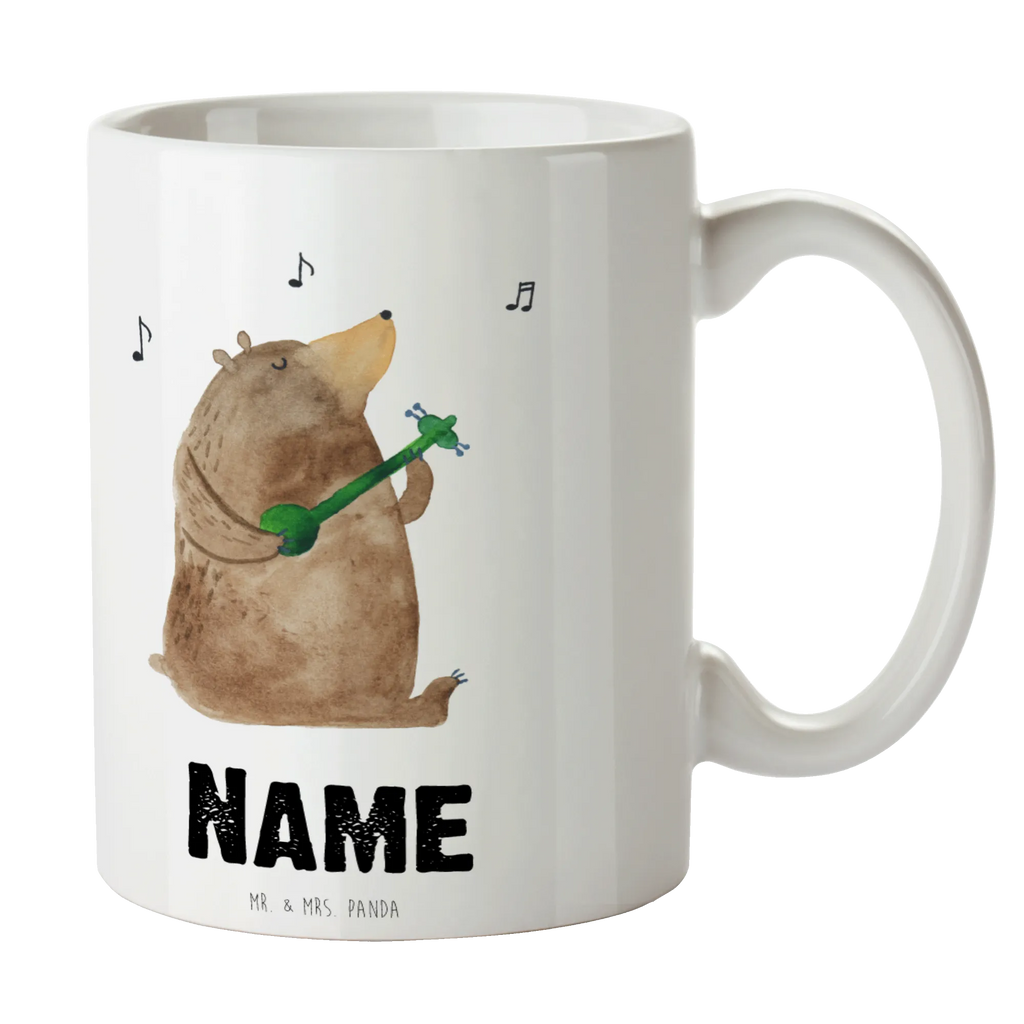 Personalisierte Tasse Bär Gitarre Personalisierte Tasse, Namenstasse, Wunschname, Personalisiert, Tasse, Namen, Drucken, Tasse mit Namen, Bär, Teddy, Teddybär