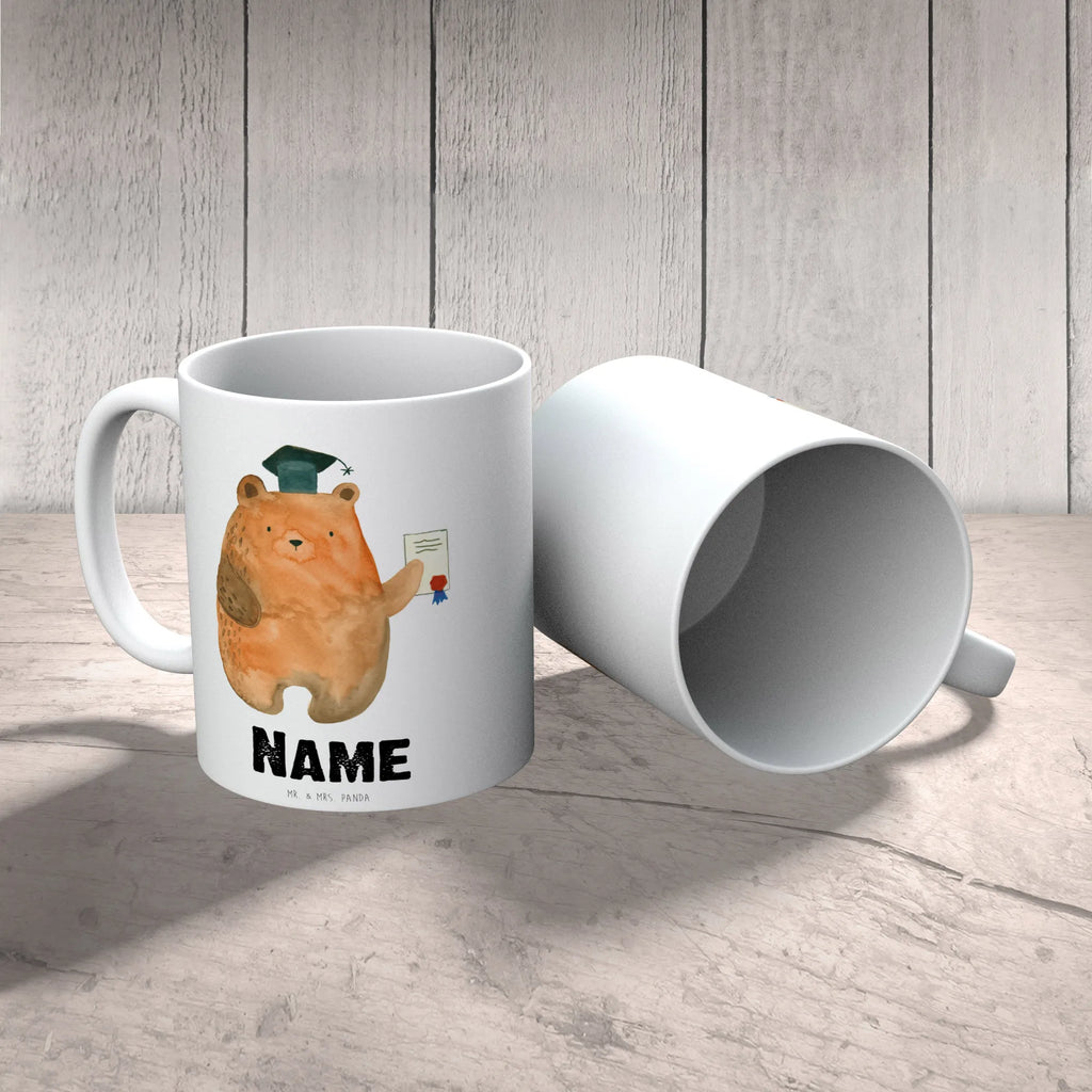 Personalisierte Tasse Prüfungsbär Personalisierte Tasse, Namenstasse, Wunschname, Personalisiert, Tasse, Namen, Drucken, Tasse mit Namen, Bär, Teddy, Teddybär, Abitur, Prüfungen, Prüfung bestanden, Abschluss, Zeugnis, Abschlusszeugnis