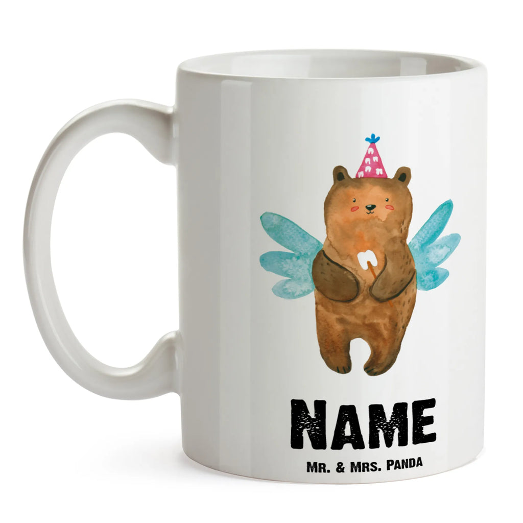 Personalisierte Tasse Zahnfee Bär Personalisierte Tasse, Namenstasse, Wunschname, Personalisiert, Tasse, Namen, Drucken, Tasse mit Namen, Bär, Teddy, Teddybär, Zahnfee, Fee, Milchzahn, Erster Zahn