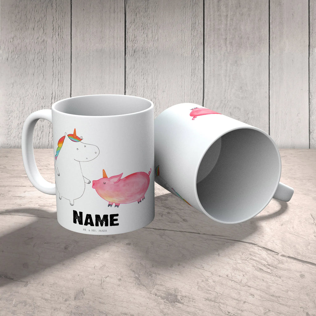 Personalisierte Tasse Einhorn + Schweinhorn Personalisierte Tasse, Namenstasse, Wunschname, Personalisiert, Tasse, Namen, Drucken, Tasse mit Namen, Einhorn, Einhörner, Einhorn Deko, Pegasus, Unicorn, Freundschaft, Schweinhorn, Schwein, Freundin, Schweinchen