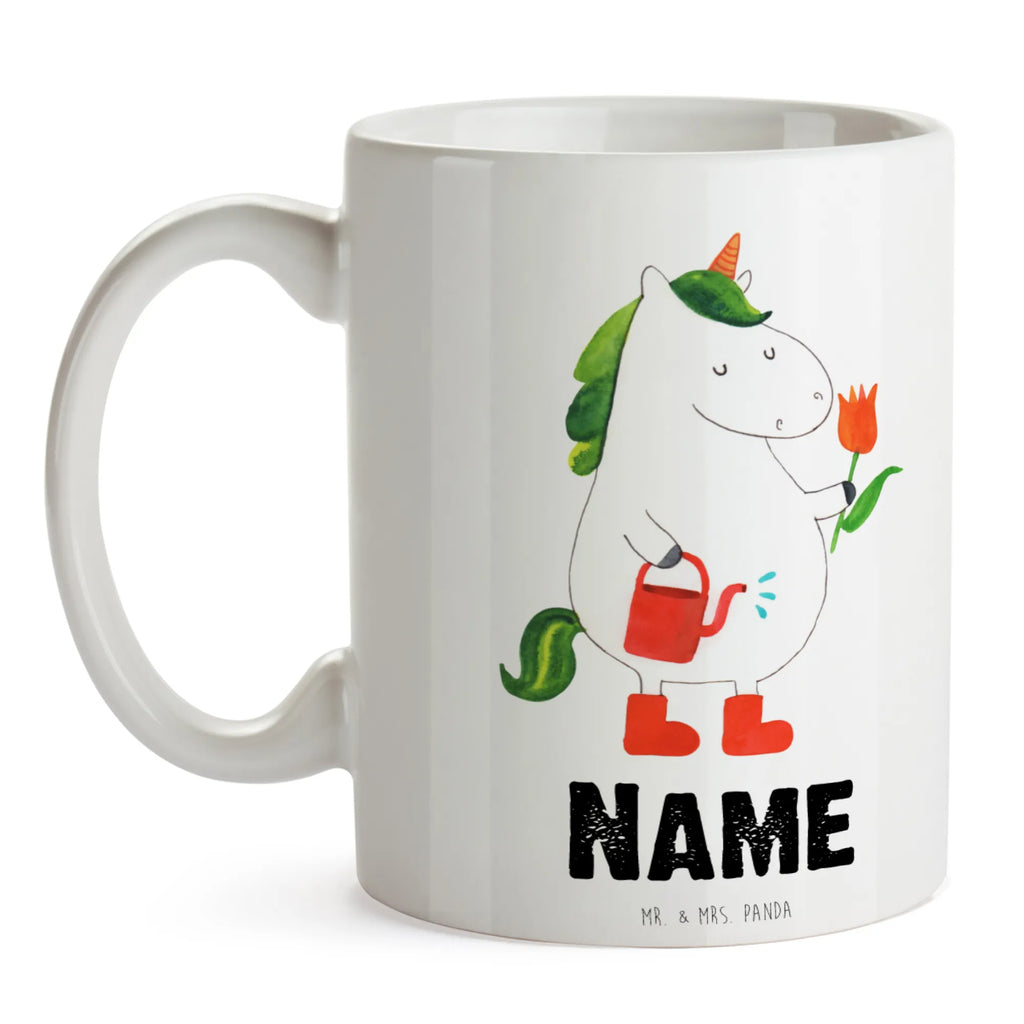 Personalisierte Tasse Einhorn Gärtner Personalisierte Tasse, Namenstasse, Wunschname, Personalisiert, Tasse, Namen, Drucken, Tasse mit Namen, Einhorn, Einhörner, Einhorn Deko, Pegasus, Unicorn, Luftballon, Gießkanne, Giesskanne, Lebenslust, Freude, Blume, Freundin, Garten, Stiefel