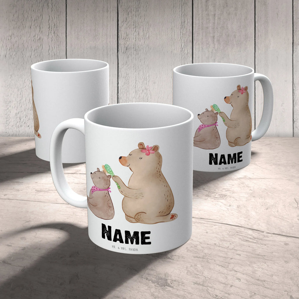 Personalisierte Tasse Bär mit Kind Personalisierte Tasse, Namenstasse, Wunschname, Personalisiert, Tasse, Namen, Drucken, Tasse mit Namen, Familie, Vatertag, Muttertag, Bruder, Schwester, Mama, Papa, Oma, Opa, Geschenk, Mutti, Mutter