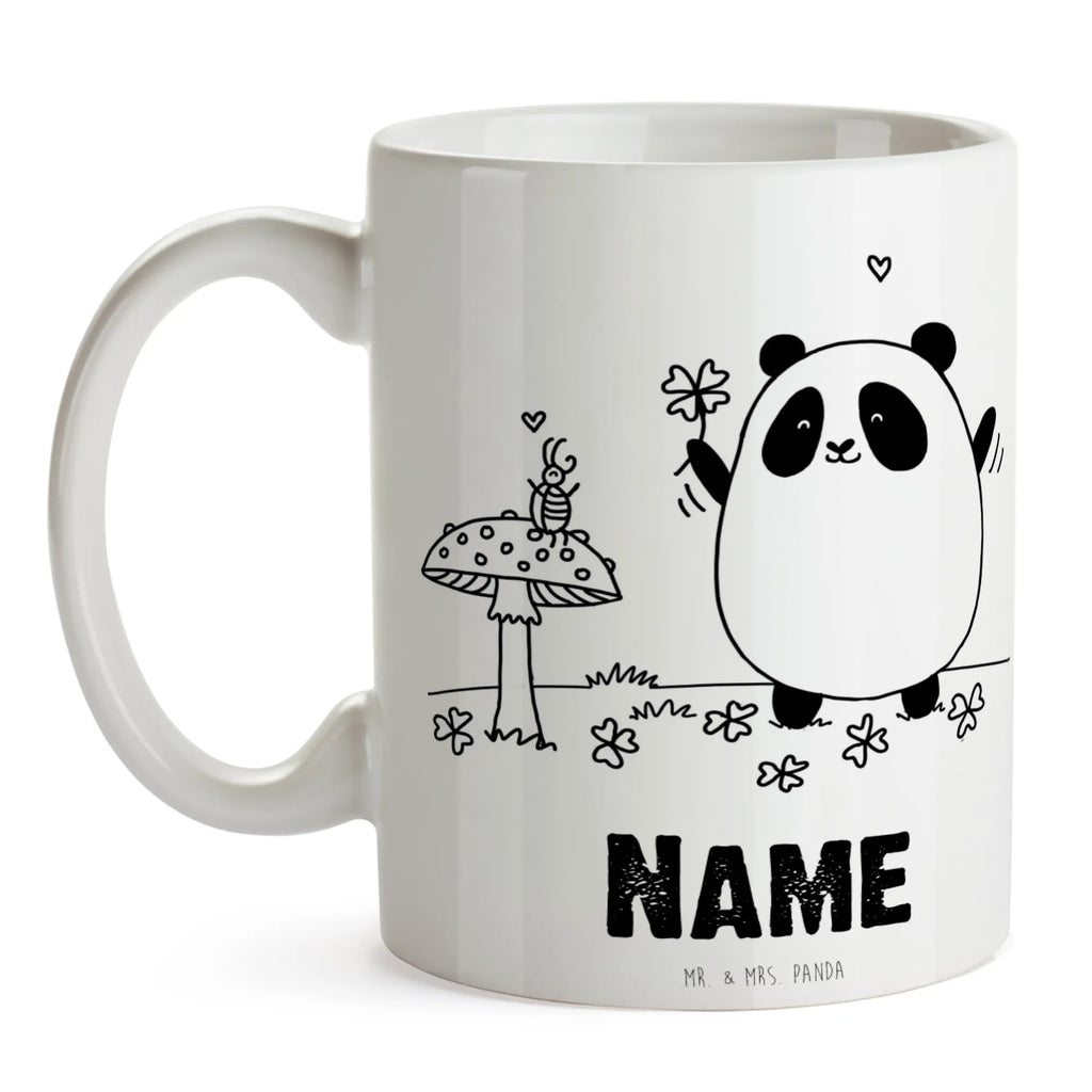 Personalisierte Tasse Easy & Peasy Viel Glück Personalisierte Tasse, Namenstasse, Wunschname, Personalisiert, Tasse, Namen, Drucken, Tasse mit Namen