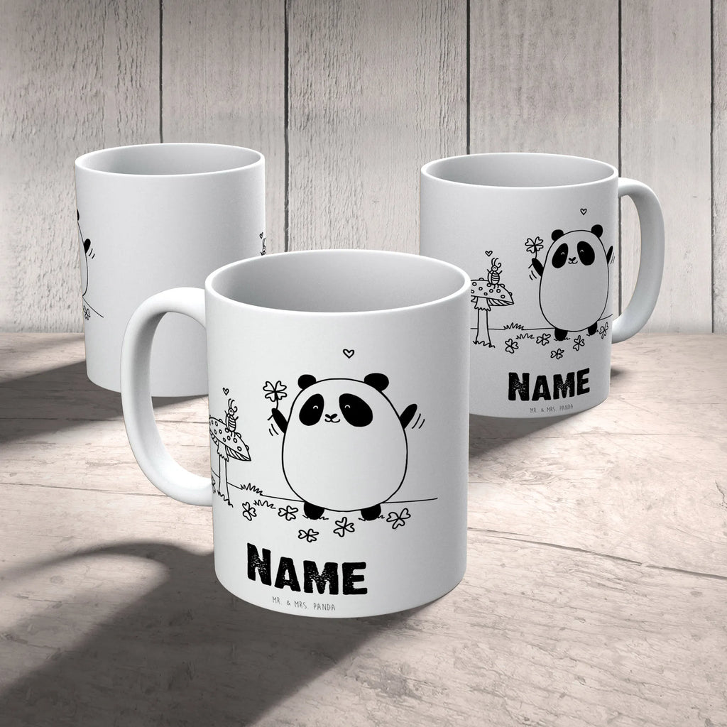 Personalisierte Tasse Easy & Peasy Viel Glück Personalisierte Tasse, Namenstasse, Wunschname, Personalisiert, Tasse, Namen, Drucken, Tasse mit Namen