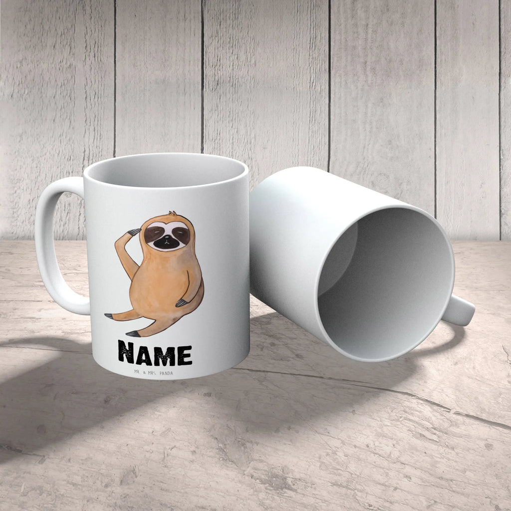 Personalisierte Tasse Faultier Vogel zeigen Personalisierte Tasse, Namenstasse, Wunschname, Personalisiert, Tasse, Namen, Drucken, Tasse mit Namen, Faultier, Faultier Geschenk, Faultier Deko, Faultiere, faul, Lieblingstier, Spinner, früher Vogel, der frühe Vogel, Frühaufsteher, Morgenmuffel, Vogel, Faultierwelt