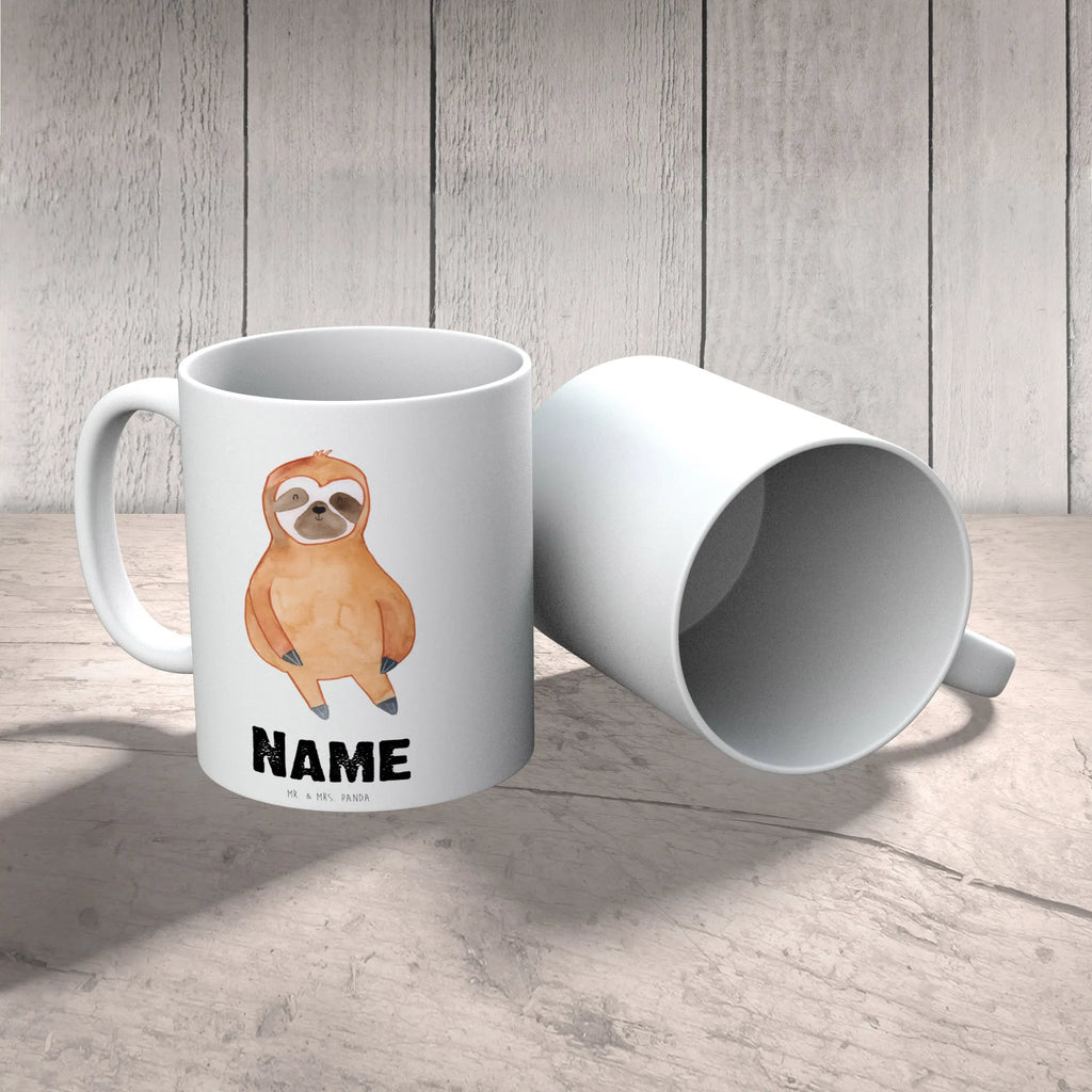 Personalisierte Tasse Faultier Zufrieden Personalisierte Tasse, Namenstasse, Wunschname, Personalisiert, Tasse, Namen, Drucken, Tasse mit Namen, Faultier, Faultier Geschenk, Faultier Deko, Faultiere, faul, Lieblingstier, Pause, relaxen, Glück, glücklich, zufrieden, happy, Zufriedenheit, Gelassenheit, Ruhe, Frieden