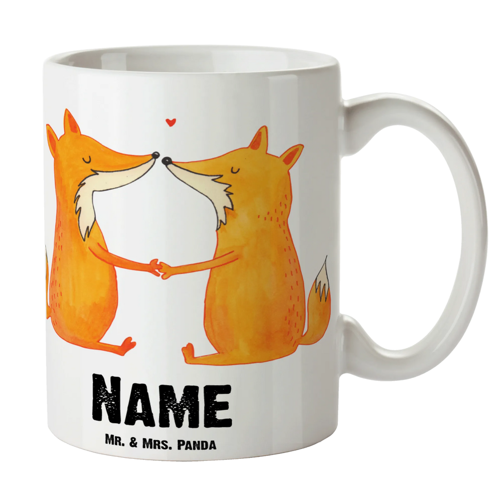 Personalisierte Tasse Füchse Liebe Personalisierte Tasse, Namenstasse, Wunschname, Personalisiert, Tasse, Namen, Drucken, Tasse mit Namen, Fuchs, Füchse, Fox, Liebe, Liebespaar, Paar, Partner, Freundin, Freund, Ehe, Verlobte, Ehemann, Ehefrau, Liebesbeweis