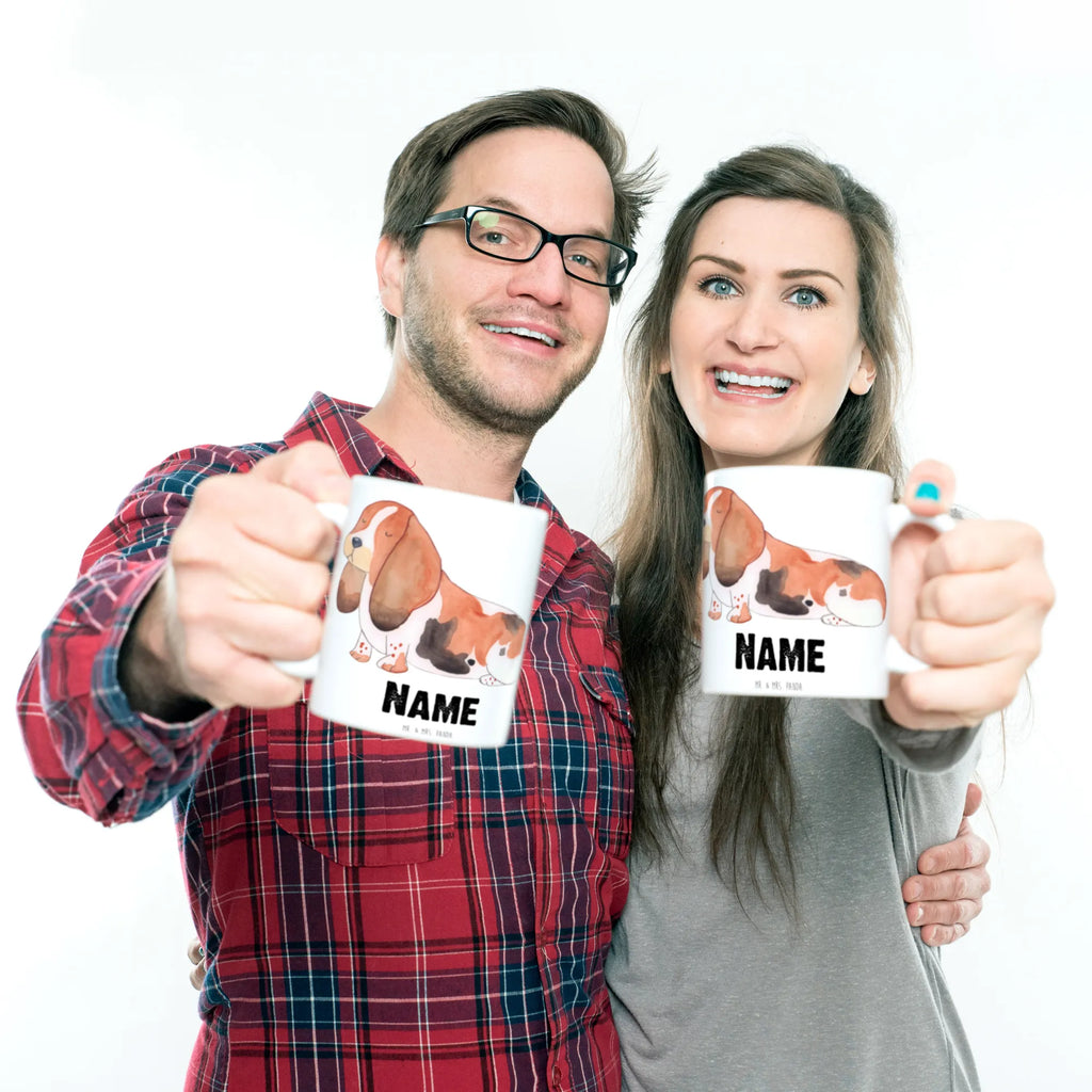 Personalisierte Tasse Hund Basset Hound Personalisierte Tasse, Namenstasse, Wunschname, Personalisiert, Tasse, Namen, Drucken, Tasse mit Namen, Hund, Hundemotiv, Haustier, Hunderasse, Tierliebhaber, Hundebesitzer, Sprüche, Basset Hound, Basset, Hundeliebe, kinderlos