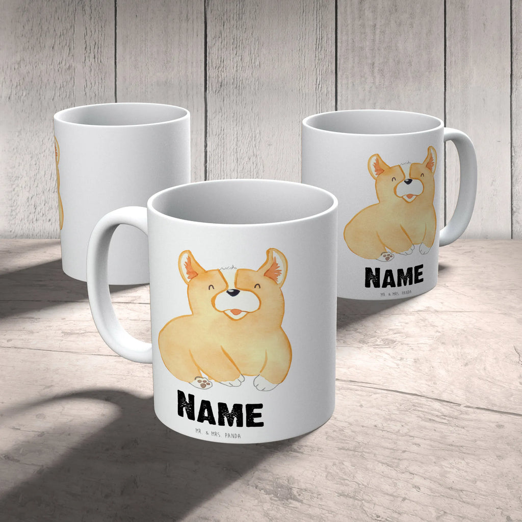 Personalisierte Tasse Corgie Personalisierte Tasse, Namenstasse, Wunschname, Personalisiert, Tasse, Namen, Drucken, Tasse mit Namen, Hund, Hundemotiv, Haustier, Hunderasse, Tierliebhaber, Hundebesitzer, Sprüche, Corgie, Welsh Corgie Pembroke, britisch, Motivation, Spruch, Hundespruch, Lebensfreude